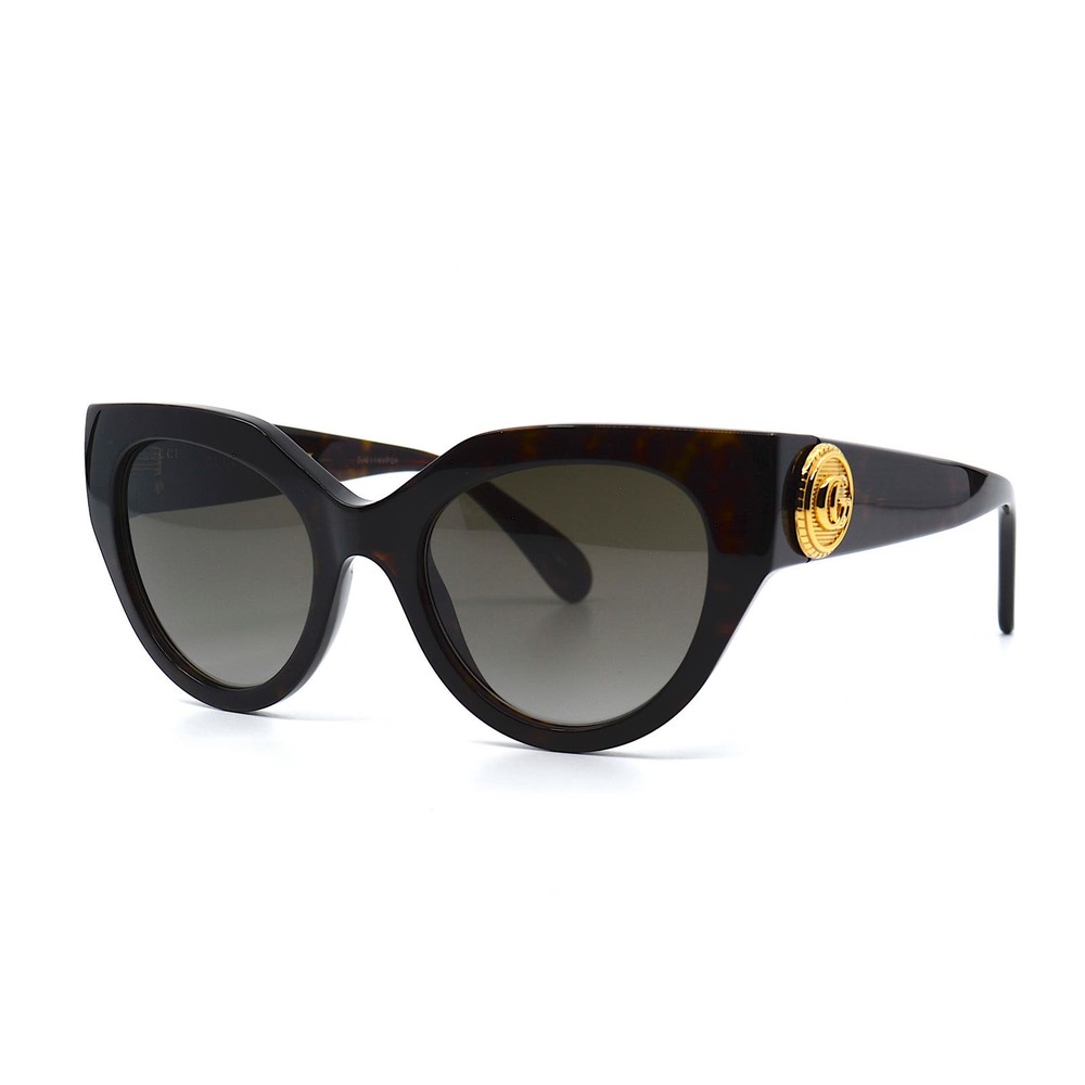 Gucci GG1408S 003 Havana Brown Cat Eye Sunglasses NWT - Picture 4 of 15